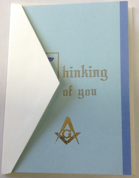 Blue Lodge "Thinking of You " Cards w/ Envelopes