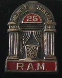 Lapel Pin-R. A. M. 25 5/8"