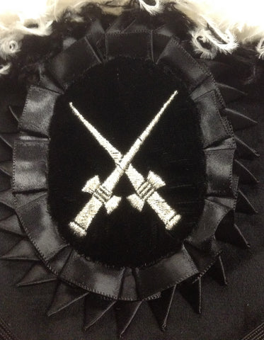 Knights of St. John Crossed Swords Rosette Silver Machine