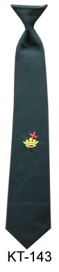 Tie - Redi-tied with Knight Templar Emblem