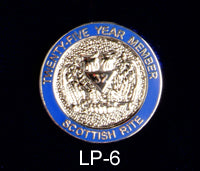 25 Year Member Scottish Rite Lapel Pin